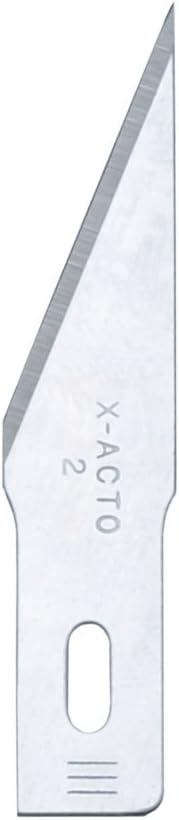 X-ACTO Fine Point Blade - Large #2 Replacement Blade for Precision Cutting (X202)