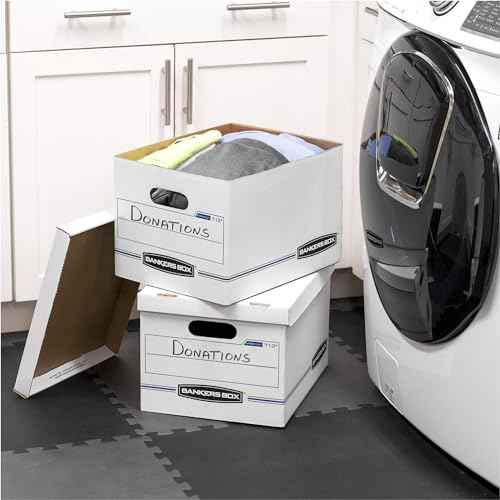 Bankers Box 6-Pack Basic Duty File Storage Boxes with Lids, Letter/Legal, STOR/FILE, (0071303)