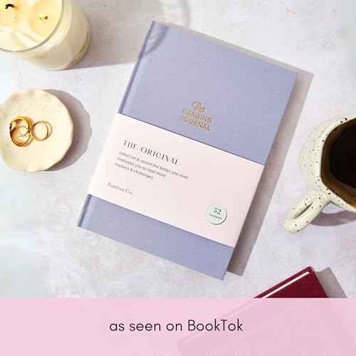 Kunitsa Co. Reading Journal - 52 reviews. Review and Track Your Reading. Book Journal for Book Lovers & Readers. Blue
