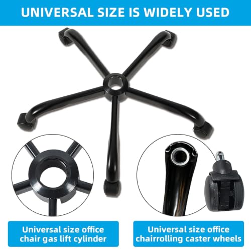 28-Inch Heavy Duty Chair Base with 5 Casters - Easy Assembly, XSZD