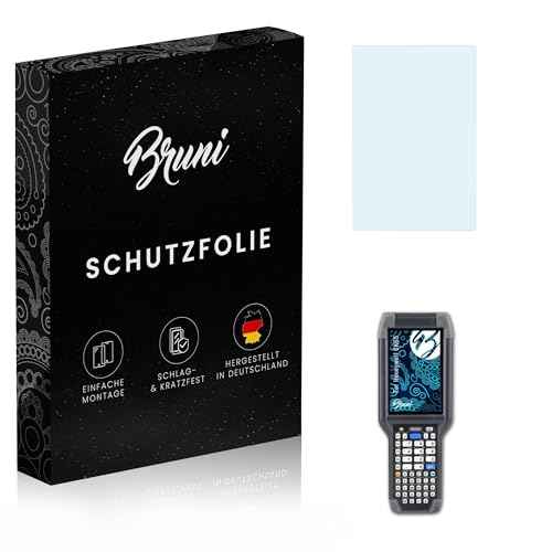 Bruni Screen Protector compatible with Honeywell CK65 Protector Film, crystal clear Protective Film (2X)