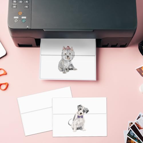 VeriPap White 5x7 Envelopes for Invitations 100 Pack Self-Sealing DIY