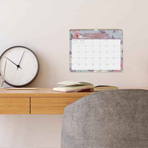 Blue Sky 2026 Monthly Wall Calendar, January 2026 - December 2026, Durable Twin Wire Binding, 15" x 12", Perfect For Home, Office And Classrooms, Tula