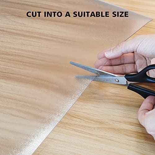 Clear Chair Mat, 3'¡¿5'Floor Mats for Home, Durable Non-Slip Hard Floor Protector, PVC Waterproof Floor Protetor for Kitchen, Bedroom, Pet Litter Mat