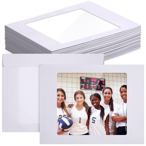 Fainne Full Face Window Envelopes for Photos & Documents 9x12 Inch - Pack of 75