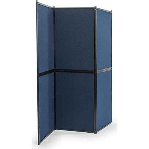 Trade Show Presentation Board, 6 Panels, 72.5" W x 73" H, Double Sided, Comes with or Without Lights