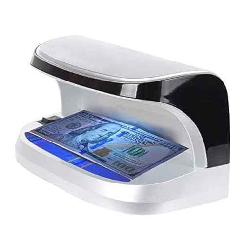 K410 Counterfeit Bill Detector with LED UV Light for Money, Credit Cards and IDs