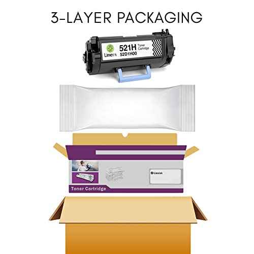 Limeink Compatible Toner Cartridge Replacement for Lexmark 521H 52D1H00 Toner Cartridge for Lexmark MS810 MS810n MS810dn MS810de MS811 MS811n MS811dn MS811dtn MS812dn MS710 MS710n MS711 MS711dn Black