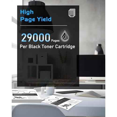 Compatible TN514K Toner Cartridge (1 Pack, Black, 29,000 Pages) for Konica Minolta Bizhub C458 C558 C658 Replaces TN514, TN324, TN326, TN512, TN513, TN515, TN516, A9E8130