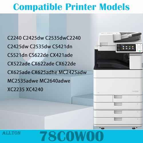 78C0W00 Waste Toner Box Replacement for Xerox C310 C315 C410 C415 78C0W00 Waste Toner Cartridge Compatible for lexmark Waste Toner Bottle(78c0w00)