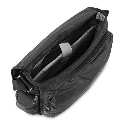 J World New York Thomas Laptop Messenger Bag for Women & Men. Kids Computer Bookbag