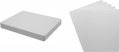 (30) 7" Record Divider Cards - White, Heavy Duty 30mil - 7" x 8 1/2" - #07NS85WH30