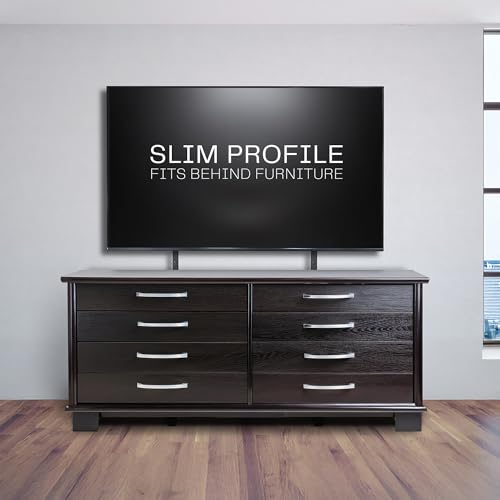 VIVO Universal TV Stand 55-100 inch with Storage Shelves, Heavy-Duty Steel