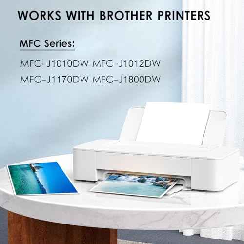 LC401XL Ink Cartridges High Yield Compatible for Brother Printer 401XL LC 401 with Brother MFC-J1010DW MFC-J1170DW MFC-J1012DW (Black Cyan Magenta Yellow, 10 Pack)