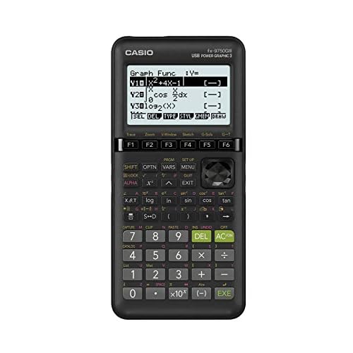 Casio fx-9750GIII Graphing Calculator | Natural Textbook Display | Python Programming | Ideal for Exams, STEM & Advanced Math | Black
