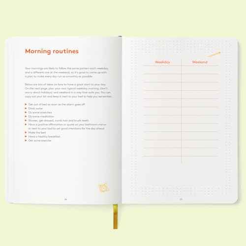 HappyMe Teen Journal - Guided Wellness Journal for Teens: Promote Happiness, Foster Mindfulness - Teen Girl or Boy Gift Diary Notebook for Positive Habits, Self-Discovery (Yellow)