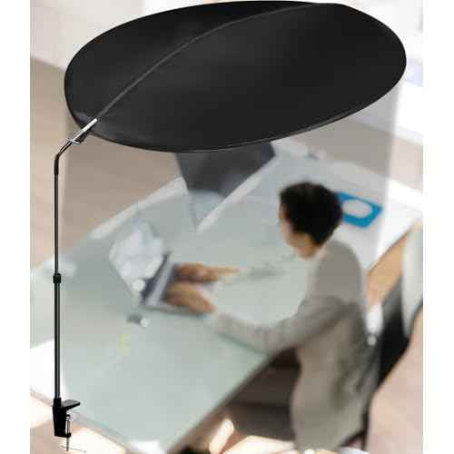 Adjustable Cubicle Shade and Desk Shade, 2025 New Office Cubicle and Desk Shade, Desk Canopy to Block Light and AC Airflow, for Cubicle Cover & Light Shield for Partitions to Block Overhead Light