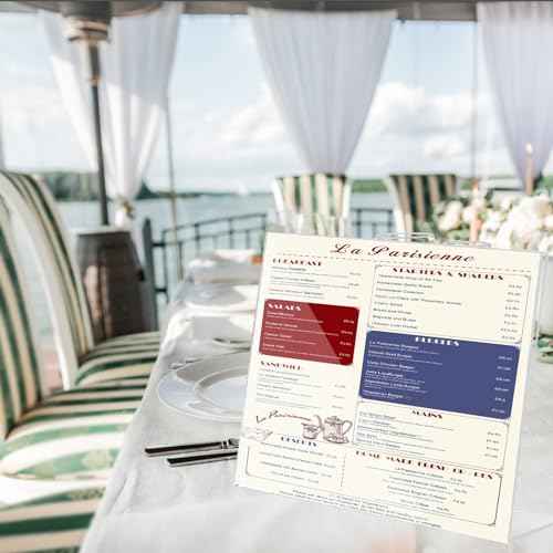 12 Pack Acrylic Sign Holder 8.5 x 11 Horizontal Slant Back Acrylic Stands for Display Plexiglass Clear Acrylic Display Stands for Ad Frame, Picture Photo Frames, Promotions, Restaurants, Office