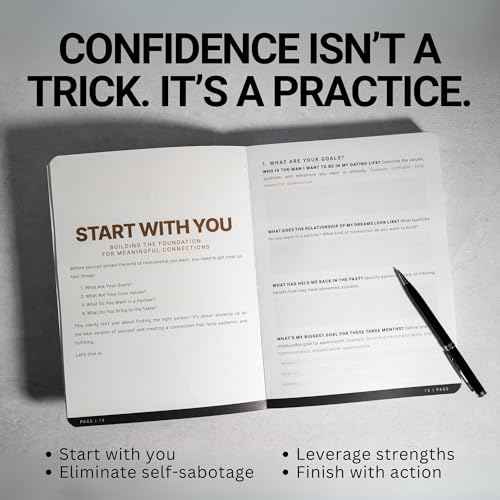Self-Made Man: Dating Journal for Men | Track Confidence, Patterns & Reflections | Build Self-Mastery, Emotional Intelligence & Intentional Dating Habits | Personal Growth Journal