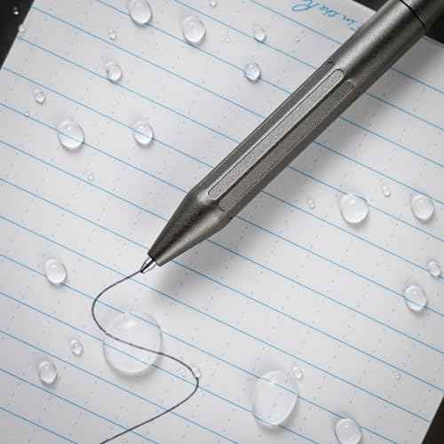 Rite in the Rain Weatherproof Gunmetal Bolt-Action Metal Pen, Black Ink, (No. G16)