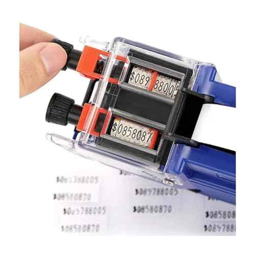 MX-6600 Price Labels, 1,6000 Blank Price Tag 2-line Pricing Gun Labels for Retail, Suitable for MX-6600, MX-6602, G6000, YH-689 and Many Other 2 Line Pricing Gun Labeling Machines (Not Include Gun