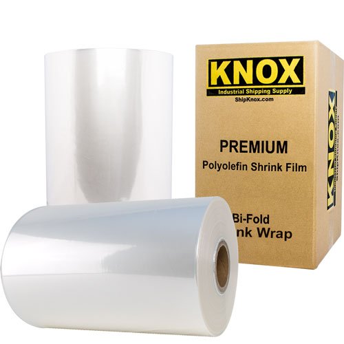 Knox Brand - 16" 75 Gauge Polyolefin Shrink Film Heat Wrap POF Centerfold 3500' feet