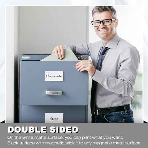 Xuhal 50 Pcs 8. 5" x 11" Matte Printable Magnetic Sheets DIY Non Adhesive Magnetic Printer Paper 11 Mil Thick Waterproof Quick Drying for Inkjet Photo Picture