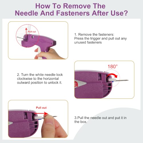 PAG-Mass Standard Tagging Gun with 5 Needles & 2000 2in Barbs – Clothing Price Tagger