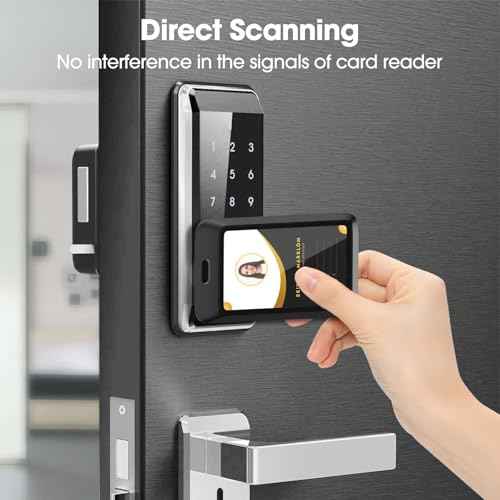 4 Pack Sliding Black ID Badge Holder, Heavy Duty Plastic ID Badge with Clear Window, Vertical Key Card Holder Protector Pouch for Office School ID Cards Proximity Key Cards Drivers Licenses & Passes