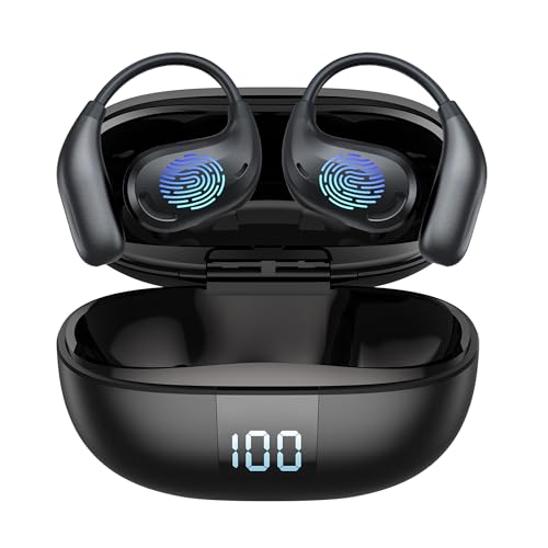 BNARQP Wireless Earbuds with 36H Battery, Bluetooth 6.0, IPX5 Waterproof, AI Real-Time Translation for Travel & Sports