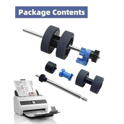 2025 New B12B819031 B12B819041 Scanner Exchange Roller Assembly Kit for Epson DS-530 DS-570W DS-575 DS-770 DS-780N DS-870 DS-970 ES-400 ES-500W ES-575W FF-680W(1 Year Warranty)