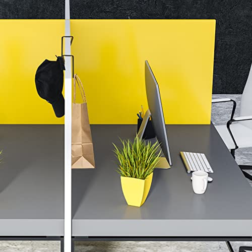 Oudain Black Over Cubicle Hooks 4 Pack Wall Panel Partition Coat Hangers