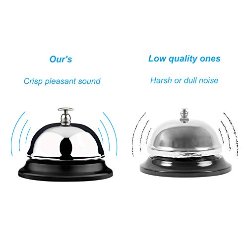 Comtrue Heavy Duty Service Bell - Large Desk Call Button for Reception, Hotels, Restaurants - Variation 1