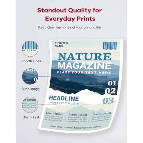 225 226 Ink Cartridges High-Yield Replacement for Canon PGI-225 CLI-226 PGI225 CLI226 Ink Cartridges Maxify MG6220 MG6120 MG5320 MX882 MX892 Printer Ink 5-Pack (PGBK BK C M Y)