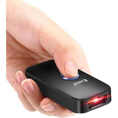 Eyoyo Wireless 1D CCD Barcode Scanner Bluetooth, 2.4G Wireless & Wired 3-in-1 Bar Code Scanner Portable USB 1D ISBN Book Reader, Compatible with Tablet iPhone iPad Android Windows Mac OS