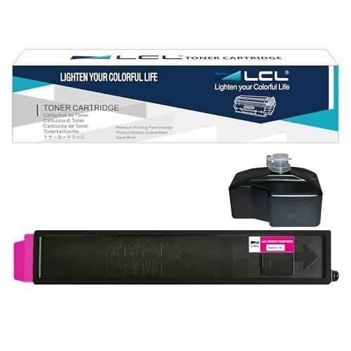 LCL Compatible Toner Cartridge Replacement for Kyocera TK8327 TK-8327 TK8327M TK-8327M 1T02NPBCS0 (1-Pack Magenta)