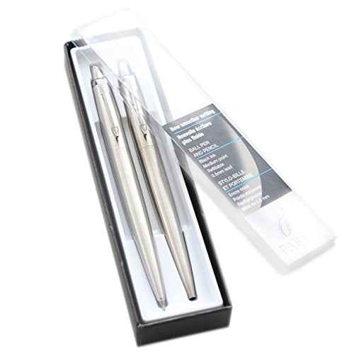 Parker JOTTER Stainless Steel set, Ballpoint pen and Mechanical Pencil (1741243)
