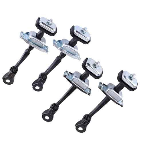 PHEZEN Door Check Bracket Stop Strap Set of 4, 72380-SNA-003 LH RH Side Car Door Check Strap Hinge Stopper Limiter Compatible with 2006 2007 2008 2009 2010 Honda Civic