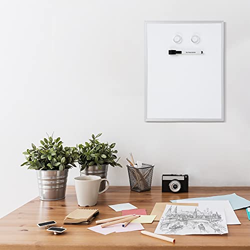 Amazon Basics 11x14 Magnetic Dry Erase Whiteboard with Aluminum Frame and Marker
