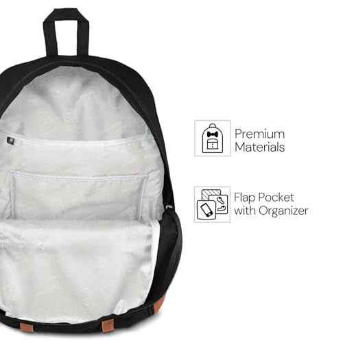 JanSport Cortlandt Laptop Backpack, Russet Red, 15¡± Laptop Sleeve-Synthetic Leather Shoulder Computer Bag with Large Compartment, Padded Straps- Rucksack for Men, Women