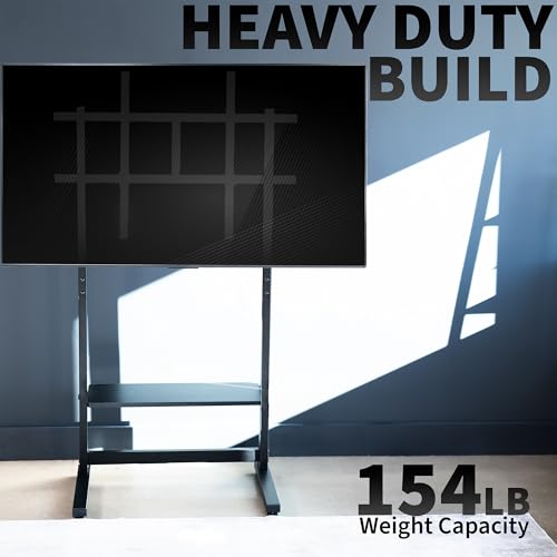 VIVO Universal TV Stand 55-100 inch with Storage Shelves, Heavy-Duty Steel