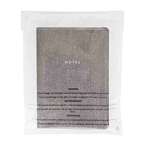 Poly Bags with Suffocation Warning Permanent Adhesive FBA Compliant for Packaging Clothes, Shirts and More - 1.5mil LDPE Plastic, 4 inch 6 (PP-100-4x6)