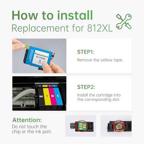 LEMERO Remanufactured for Epson 812XL Ink Cartridges Combo Pack Replacement for Epson 812 Ink Cartridges for Epson Workforce Pro WF-7840 WF-7820 WF-7310 Printer (5 Pack, 2 Black Cyan Yellow Magenta)