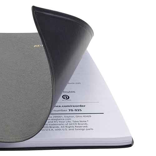 AT-A-GLANCE 2026 Appointment Book Planner, Daily, 5" x 8", Small, 24-Hour, Black (702030526)