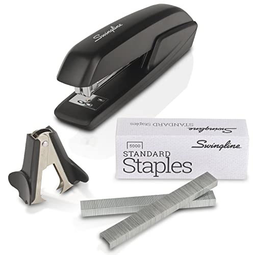 Swingline Stapler Value Pack for Office, 20-Sheet Capacity, Includes 5000 Staples & Remover, Black