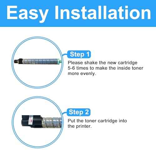 LCL Compatible Toner Cartridge Replacement for Ricoh 841682 841754 MP C4502 C5502A C5502 (1-Pack Cyan)