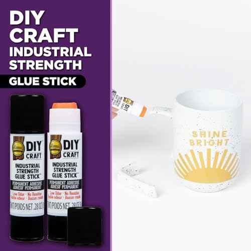 Aleene's DIY Craft Industrial-Strength Glue Sticks, Permanent Bond for Easy Repair, 2 Pack