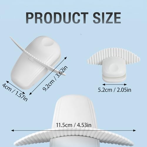 Desktop Paper Clamp Holder for A4 Documents, Non-Slip Office Organizer