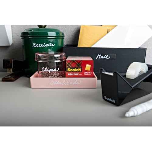 Scotch Super-Hold Tape, 3/4 x 300 Inches, 3 Dispensered Rolls