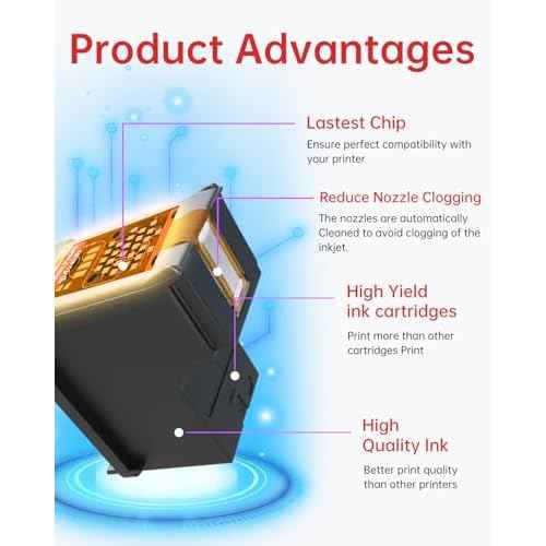 Ink 275 and 276 Replacement for Canon 275 and 276 Ink Cartridges Cannon Ink 275 276 275XL 276XL for Canon Pixma TS3722 TR4720 TR4700 TS3700 TS3522 TR4722 Printer Ink 275 Combo Pack